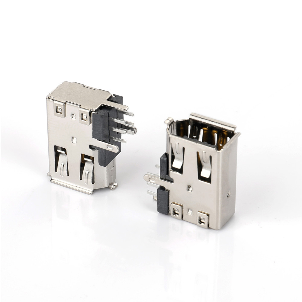 036I-0202 IEEE1394 6PIN 母90度侧插成品