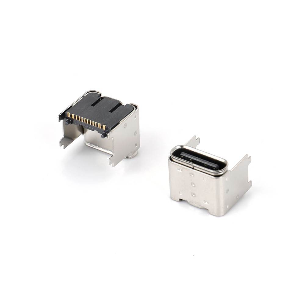 0716A-9206-H   TYPE CF 16P SMT 板上四脚插板有柱 CH5.9  L=8.0mm