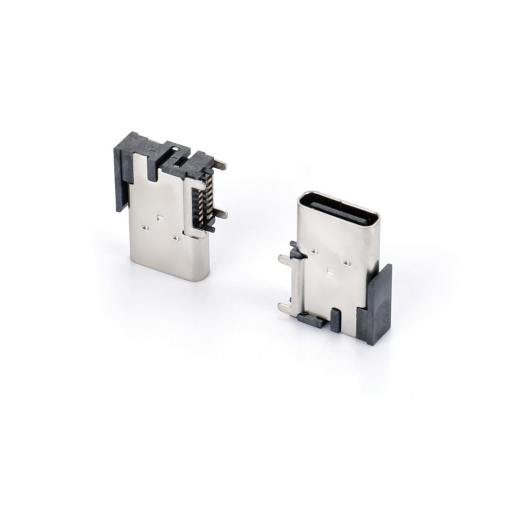 0716K-3801 TYPE CF 16P SMT 侧插 CH=4.58 镀金1U