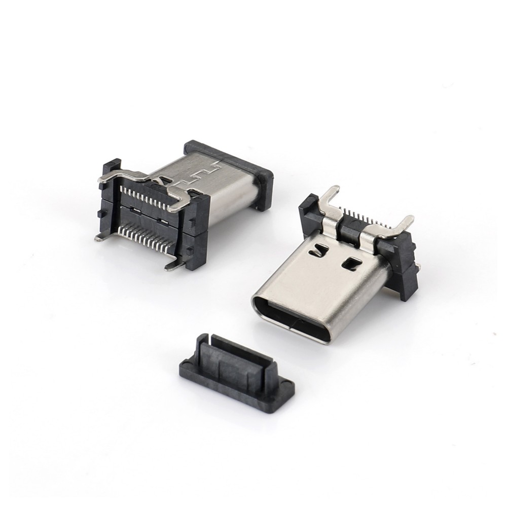 0724L-0505 USB 3.1 TYPE CF 24P 立贴H12.0mm SMT TYPE