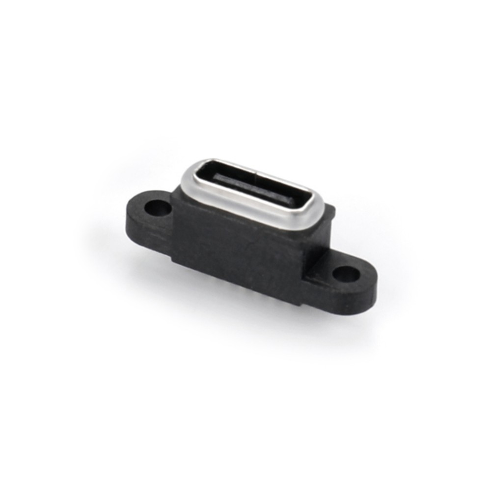 0706S-1631-WPE   TYPE CF 6P 立插 有柱 带耳带孔 带防水圈 防水IPX8