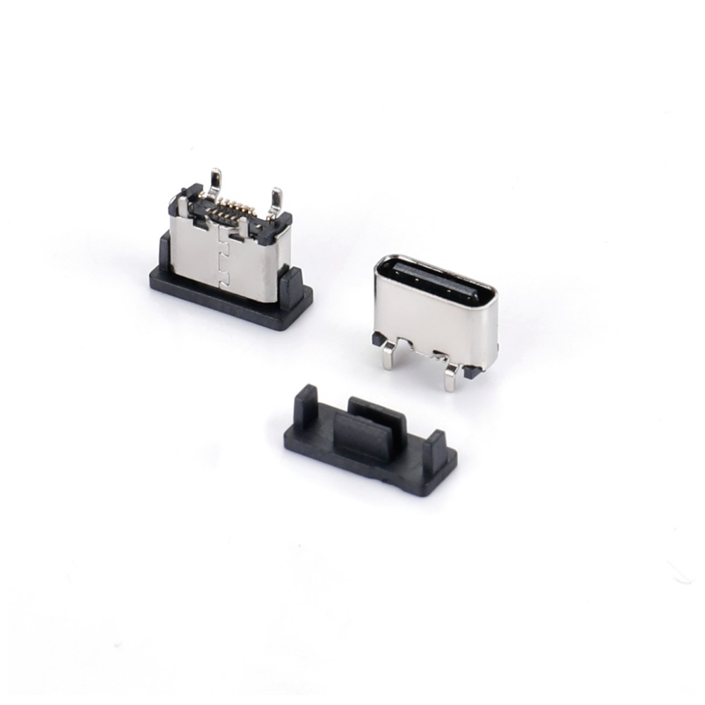 0716L-9230 TYPE CF 16P SMT 180 degree four pin plug-in board vertical mounting H=5.6 foot length 1.35 tongue exposed