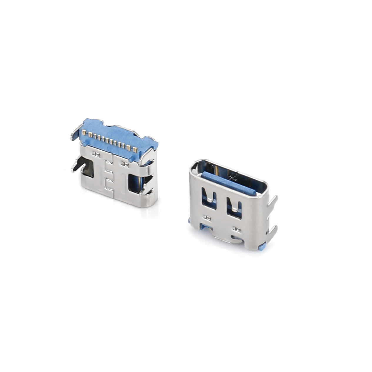 0716T-8513 TYPE CF 16P SMT 90度四脚插板有柱有弹有凸包CH=1.68 L=7.35 三模