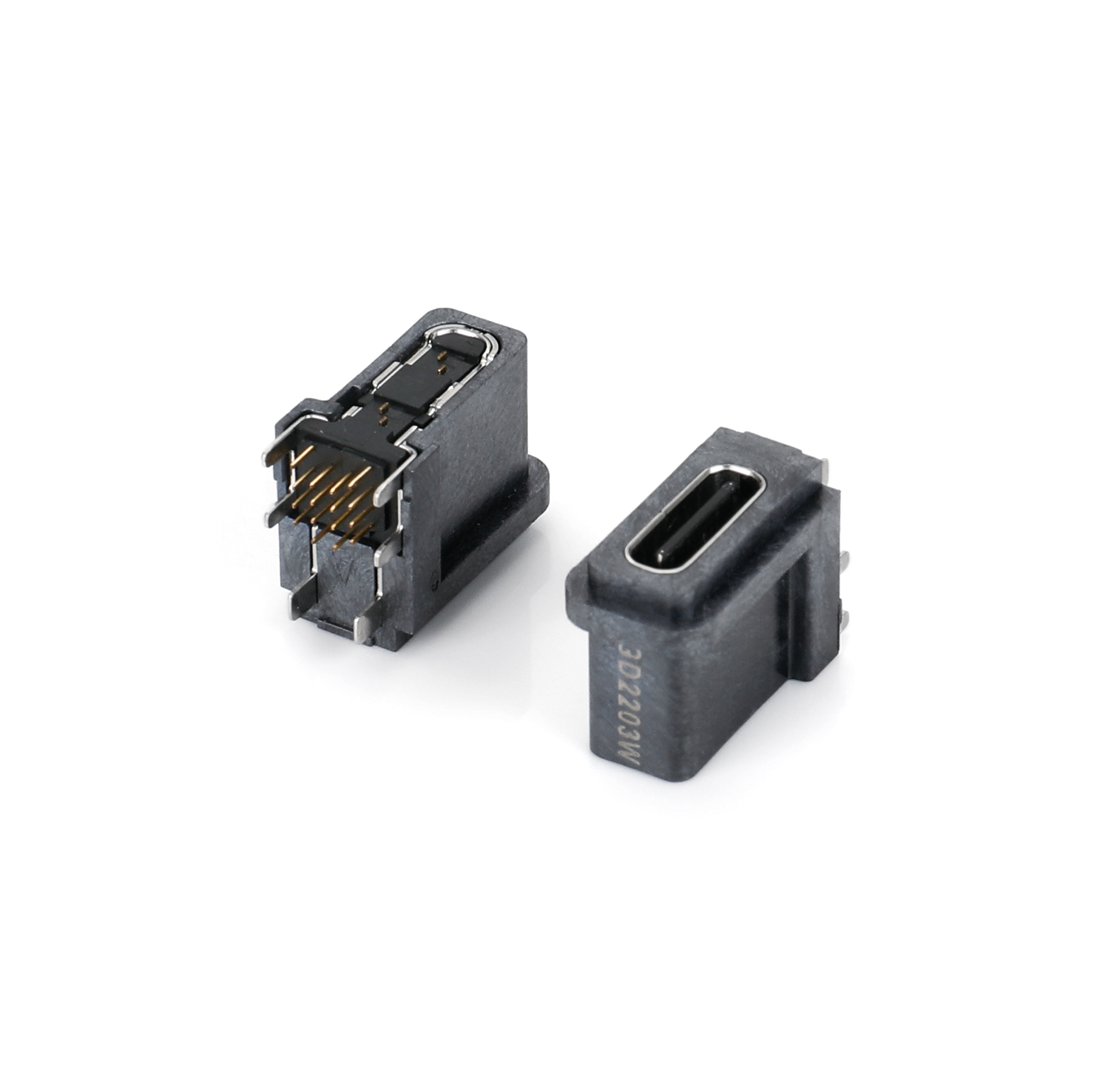 0716I-0576-WP  TYPE CF 16P DIP 六脚侧插防水款45W带护套CH=7.0 L=10.5 IPX4