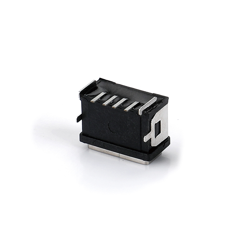 01AR-1615-WPF USB AF 90-degree DIP reverse circuit horizontal waterproof IPX8 with four-legged DIP on waterproof ring board.