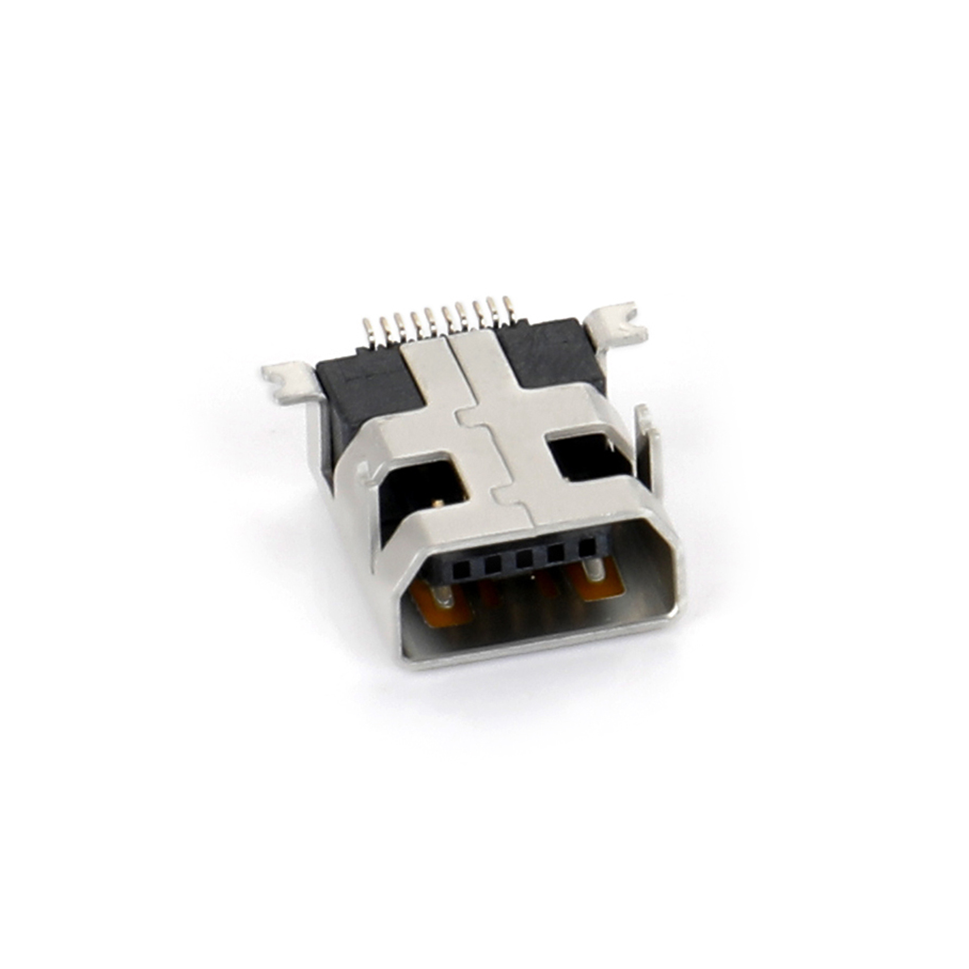0210F-1851 MINI USB 10F SMT front plug rear patch
